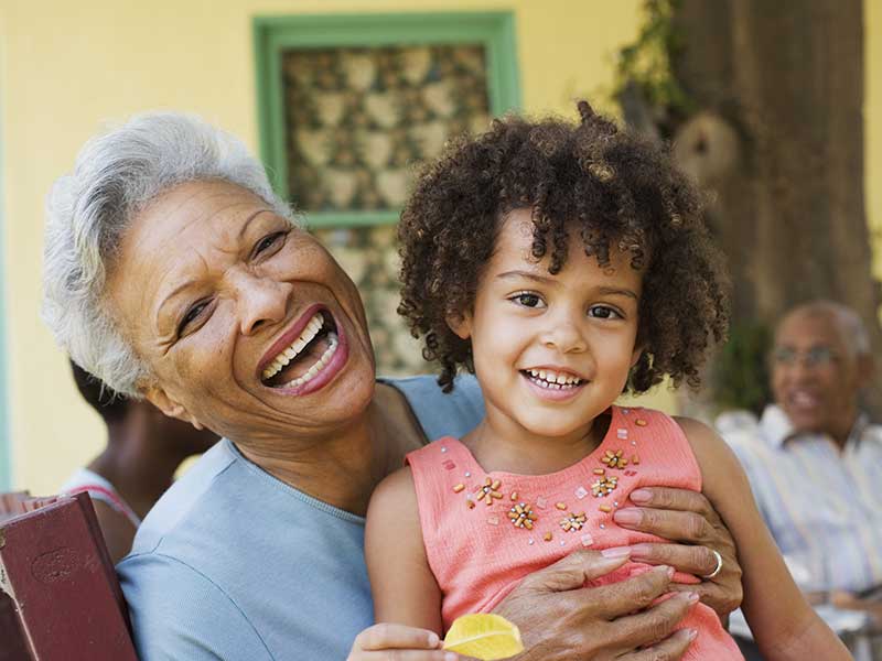Grandma and Granddaughter