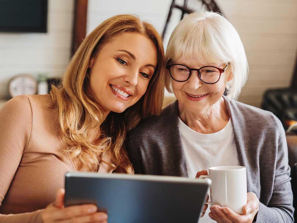 Grandmother and Granddaughter
